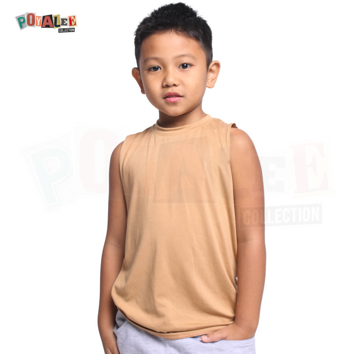 Kids Muscle Tee, Kids Sando, Tops for Kids, Free Size fits upto 12 years  old