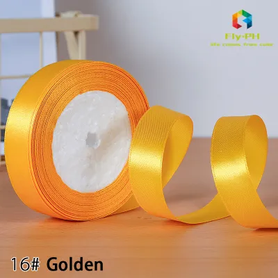 Fly.PH | 25Yards/22m/Roll 2cm ribbon satin ribbon decorative ribbon gift packaging Ribbon roll