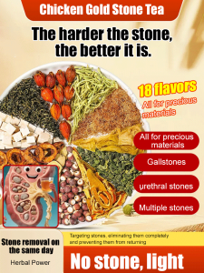 Gizzard Stone Herbal Tea Bags Natural Gallstone Wellness Tea Traditional Chinese Medicine Digestion Aid and Detox Tea