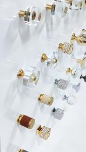 1 PCs luxury crystal diamond single hole handle zinc alloy kitchen cabinet door knobs drawer pulls Dresser knobs