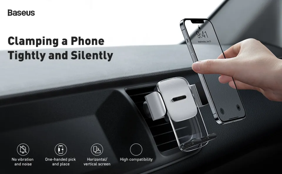 Baseus Car Phone Holder Universal Gravity Cell Phone Holder Car