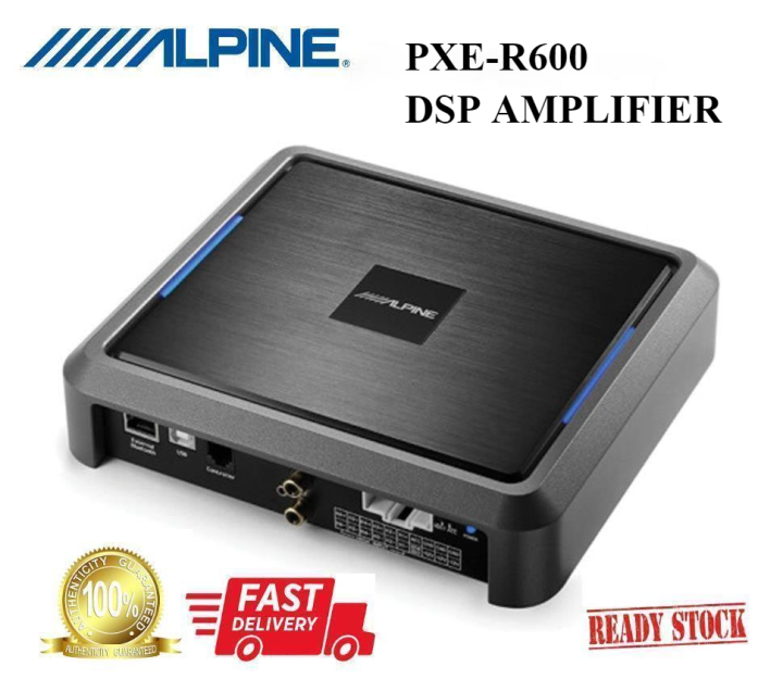 ALPINE PXER600 DSP Built in 8 Channel Amplifier Audio Processor Alpine