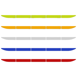 Car Boot Tailgate Trim Sticker Reflection Warning Decal Strips Car Reflective Sticker Universal Car Reflective Stickers