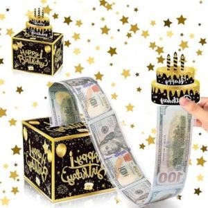 DIY Money Pull Box Gift Pull Money Box For Cash Gifts Birthday Party Decorations Supplies