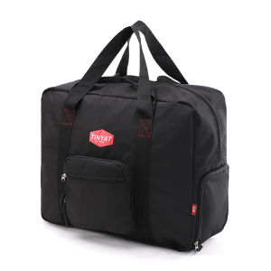 TINYATกระเป๋าเดินทางทรงกระบอกพับได้สำหรับผู้ชายผู้หญิงกระเป๋าใส่วีคเอนเดอร์แบบพับเก็บได้มีช่องใส่รองเท้า