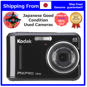 [Japan Used Camera] Kodak FZ43 Compact Digital Camera PIXPRO Black