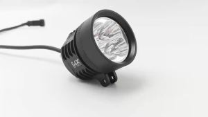 HYNBYZJ 2PCS L6x Motorcycle LED Headlight Dual Color Spotlights White Fog Lamp Work Light Motorcycle Auxiliary Fog Light