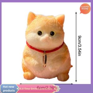 Graceful Taba dễ thương mũm mĩm mèo cam mèo sang trọng mềm dính cô gái trẻ em món quà sinh nhật Fidget Squishy Đồ chơi Vật nuôi đồ trang trí quà tặng