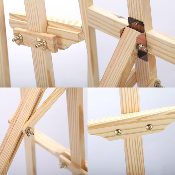 Giá vẽ tranh lắp ráp bằng gỗ cao 90/120/150/175cm. Kệ vẽ tranh, trưng ...