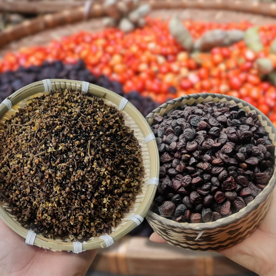 Gia vị hạt dổi mắc khén, hạt dổi mắc khén rang xay sẵn từ mắc khén rừng 3 cánh, hạt dổi nếp cổ thụ Tây Bắc | Lazada.vn