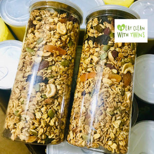 Granola Ăn Liền Mix 9 Loại Hạt Không Đường - Ngũ Cốc Giảm Cân Tự Nhiên
