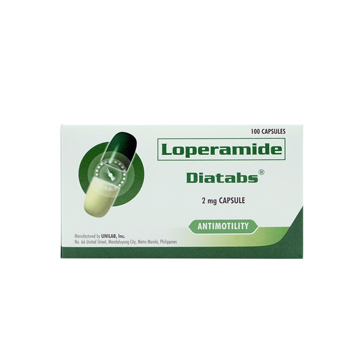 Diatabs Loperamide 2mg Cap (4 pcs/pack)