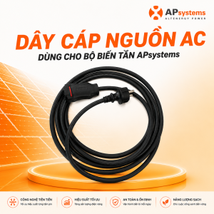 Cáp kết nối AC dành cho biến tần điện năng lượng mặt trời tự lắp đặt 23A 600VAC
