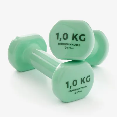 Decathlon 0.5 kg - 5 kg Dumbbells Twin Pack (Versatility) - Domyos