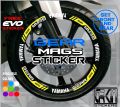 Yamaha Mio Gear 125 mags sticker set front and rear / free EVO sticker. 