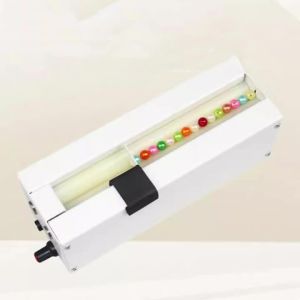 btnx Automatic bead string tool with adjustable length for DIY bead curtain crafts - Single channel electric bead machine M2Y9R