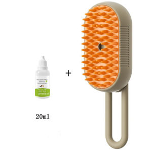 Silicone Cat Massage Steamy Comb Hair Removal For Pet Supplies 3-In-1 Electric Spray Grooming Brush