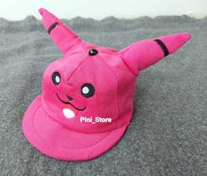 Topi Anak Lucu Karakter Pikachu ( 1 - 3 Tahun )
