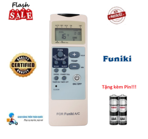 Remote Điều khiển thay thế điều hòa Funiki 1&2 chiều Inverter các dòng SC SH HSC 09 12 18 24- Hàng tốt Tặng kèm Pin
