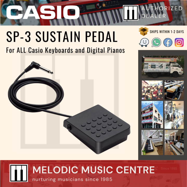 Pedale Sustain Casio SP-3 Per Tastiere E Pianoforti Digitali - Foto 5