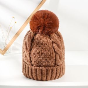 MIRELAE Keep Warm Winter Hat Thickened Ear Protection Knitted Cap Fashion Casual Beanie Hats for Men Women