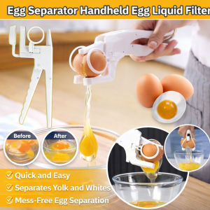 Handheld Egg Liquid Filter Opener Egg Opener Egg Separator Tool Egg Shell Cracker Separator Creativity Handheld Egg Opener