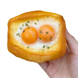 GIORGIONE STORE Creative Fried Egg Toast Squishy Toy Anxiety Relief Super Soft Bread Squeeze Toy Portable Comfortable Sensory Stress Ball Office Desk Toy