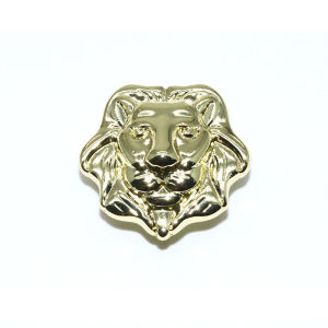 shoes charm cross charms Shoe Buckle Golden Lion Head Angel DIY Texture Metal Shoe Accessories