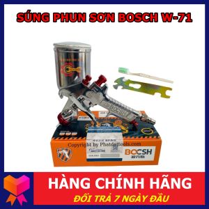Súng Phun Sơn BOCSH W-71- Ứng Dụng Phun Cửa Sắt Phun Hàng Rào Phun Pu - Tia Phun Đều Mịn