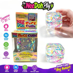 2026 Needoh Nice Cube Sensory Fidget Cube Stress Relief Anxiety Sensory Tool for Focus ADHD Office Desk Calming Gadget