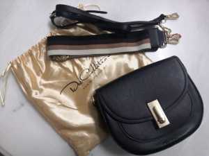 (USED) DEC COLLECTION clairy saddle bag - Black