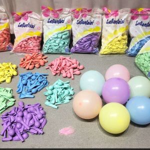 100pcs 5inch Macaron pastel Latex Balloons balloon Christmas Wedding Valentines Day Birthday Party Decorations Baby Shower Balloon