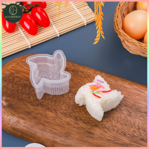 Cetakan Nasi Bento Sushi Onigiri Anti Lengket Desain Kartun Gaya Jepang Untuk Dapur