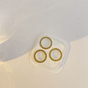 Pelindung lensa kamera kaca berlian berkilau untuk iPhone15 14 12 11 13 Pro Max 14 15Plus 12 13Mini