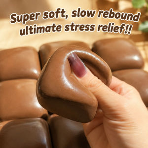 Super Soft Mini Toast Bread Squishy Toy Finger Suction Slow Rising Non-toxic Stress Relief Toy