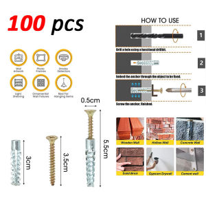 Expansion Pipe Nail Metal Wall Plug Expansion Bolt Expansion Light Iron Expansion Screw Anchor Expansion Bolt