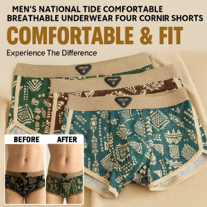 Panties Wider Memory Belt Boxers Breathable Unique Personality Quality Comfort Firm