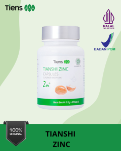 Tiens Zinc Capsules Suplemen Penambah Berat Badan Penggemuk & Penambah nafsu makan anak & Dewasa