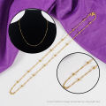 Rantai Leher Perempuan OOTD Viral Fashion Labuh Emas Korea Bangkok Cop Gold Necklace For Women Aesthetic Korean Style For Girls | LIVAS Fashion. 