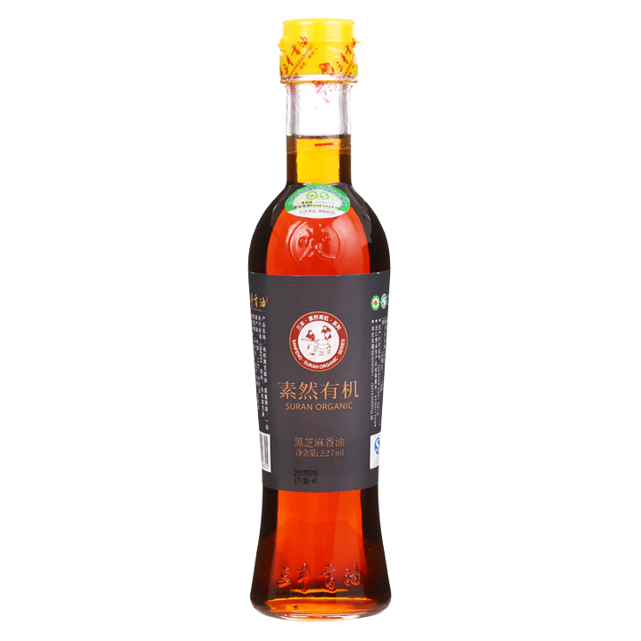 Sanfeng organic black sesame sauce stirfried oil naturally certified