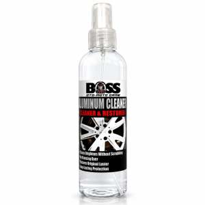 BEST SELLER BOSS Aluminum Cleaner & Restorer 250ML Car Wheel Rim Polish Metal Brightener Auto Moto Cleaner Degreaser Oxidation Remover Dirt Stain Rust Cleaner Aluminum Alloy Surface Care Shine Restorer Protective Formula Heavy Duty Detailing Solution