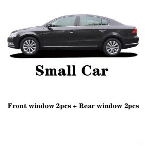 4pcs/set Car Sunshade Anti-mosquito Net Yarn Curtain Screen Window Cover Sunscreen Heat Insulation Car Curtain防蚊网汽车窗罩