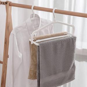 SHNGki Nhựa quần áo móc áo với clip tiết kiệm không gian Khả năng mở rộng T-SHIRT váy áo Khăn Phụ Kiện Móc áo cho nhà tủ quần áo ban công