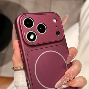Instantly Turn 18 AG Frosted Matte Magnetic Phone Case For iPhone 17 16 15 14 13 12 18 Pro Max For Magsafe Charging Armor Cover