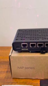 MikroTik hAP be lite - Wi-Fi 7 BE3600 Router and Access Point with 7dBi 5Ghz (1) 2.5G Port (3) 1G Ports