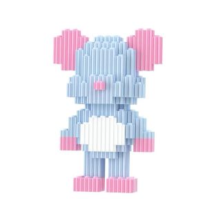 Blok Binaan Bearbrick Building Block Micro Bricks Toy Figure Cartoon Model Creative Educational Gift