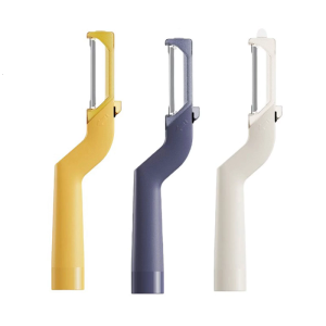 Professional Swivels Action Vegetable Peeler Rusts Resistant Stainless Steel Blade with Ergonomic Handle