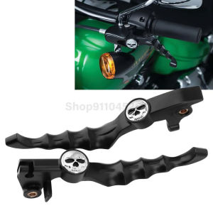 Motorcycle Brake Clutch Lever Skull Style Left Right Side For Yamaha VStar Drag Star XVS 400/650 XVS 1100 1999-2009 96/16
