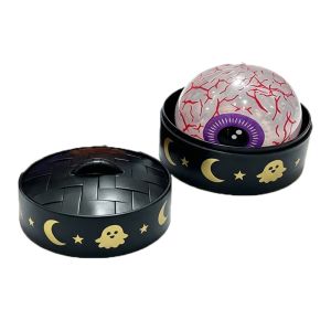 GOXBERK Simulated Steamed Bun Squeeze Toy TPR Glittering Slow Rebound Toy Sensory Dough Cute Soft Squishy Toy Halloween