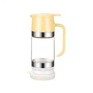 Convenient Honeys Dispenser Leak Proof Push-Type Syrup Container with Handle Large Capacity Jar Kitchen Accessory